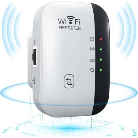 Wlan-repeater, Netzwerk-extender, Verstärker, Große Abdeckung, Einfach Zu Installieren, Signalverstärker, Weiß