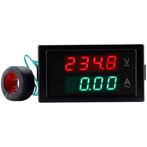 Digitales Voltmeter, Amperemeter, Ac 80–300 V, 0–100 A, Spannung, Strommesser, Volt-ampere-anzeige, Voltmeter, Stromstärke, Multimeter, 2 In 1 Mit 56twenty Stromwandler