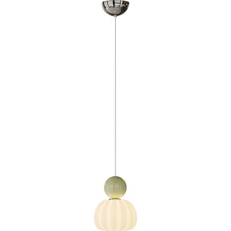 Einzelkopf-pendelleuchte In Creme, Nordische Kleine Glas-pendelleuchte, Led-harz-pendelleuchte Für Schlafzimmer, Dreifarbige Beleuchtung, Verstellbare Pendelleuchte Für Wohnzimmer, Kücheninsel-pendell