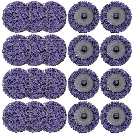 Abbeizscheibe, 50 Mm, Farbe, Rost, Schleifschleifer, 50 Mm, Violette Reinigungsscheiben, Abbeizscheibe, 20 Stück