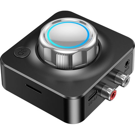 Bluetooth 5.0-empfänger, Dual-rca/3,5-mm-klinken-bluetooth-adapter Für Hi-fi-systeme, Rca-bluetooth-audio-empfänger Für Lautsprecher, Verstärker Und Autoradios