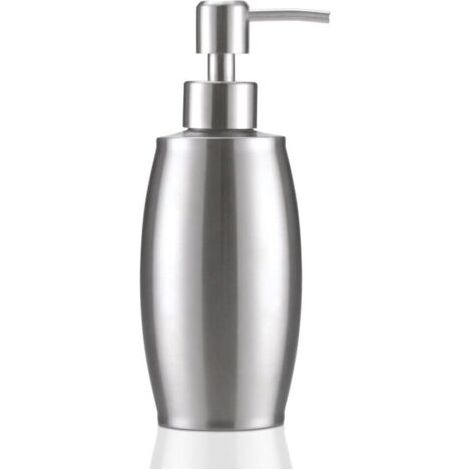Seifen- Und Lotionspender, 380 Ml, Edelstahl, Federschaumpumpe, Ideal Für Küche Und Badezimmer
