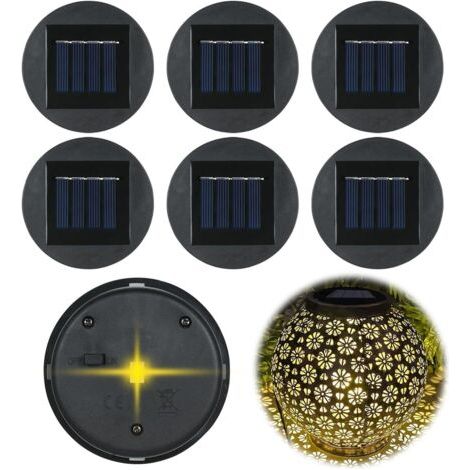 6 Stück Ersatz-solarleuchten – 8 Cm – Wasserdicht – Ersatz-solarpanel Für Solarlaterne, Für Solarlaterne Für Outdoor-gartendekoration
