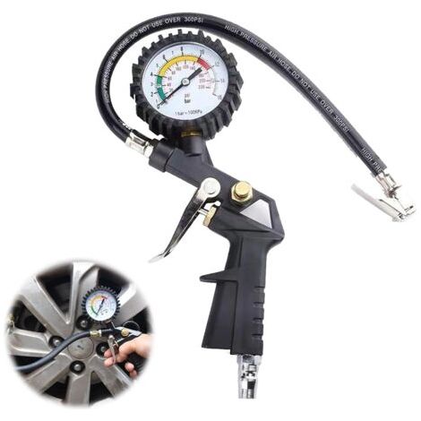 Reifendruckmessgerät, Reifendruckmessgeräte, Reifenfüllpistole, Reifendruckprüfer, Manometer-aufblaspistole, Mechanisches Manometer, Bequemer Griff