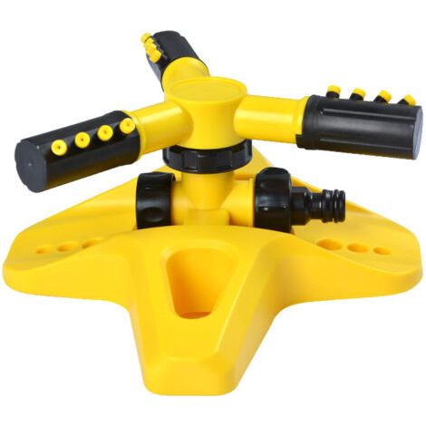 Gartensprinkler, 360 Grad Drehbar, Langlebig, 3 Verstellbare Arme, Sprühwasserquetscher, Bewässerungsausrüstung Für Garten Und Große Höfe