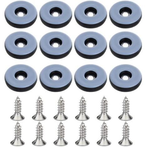 Nagelbare Stuhlgleiter, 16er-pack, 22 Mm Rund, Filzgleiter, Zum Schutz Von Tisch- Und Stuhlbeinen