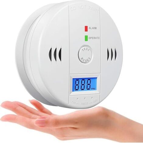 Luftqualitätsdetektor, Rauchmelder Mit Digitalanzeige – 85 Db Akustischer Alarm Für Zuhause, Büro Und Sicherheit