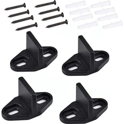 4 Stück Schiebetürführung, Tasche, Boden Für Holzschranktüren
