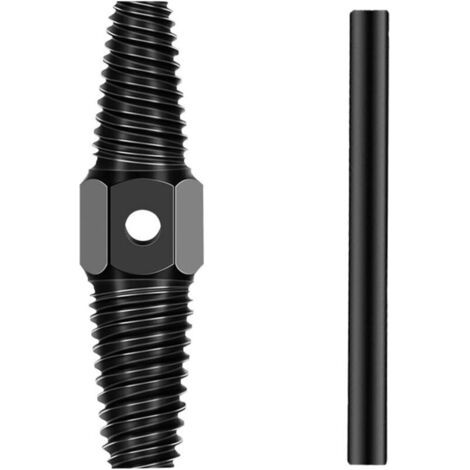 Gebrochener Bolzen, Schraubenausdreher, Beschädigter Schraubenentferner, Doppelkopf-schraubenentferner, Werkzeug Für 1/2 Zoll + 3/4 Zoll Rohre Mit Großem Durchmesser, Beschädigte Schrauben (schwarz)