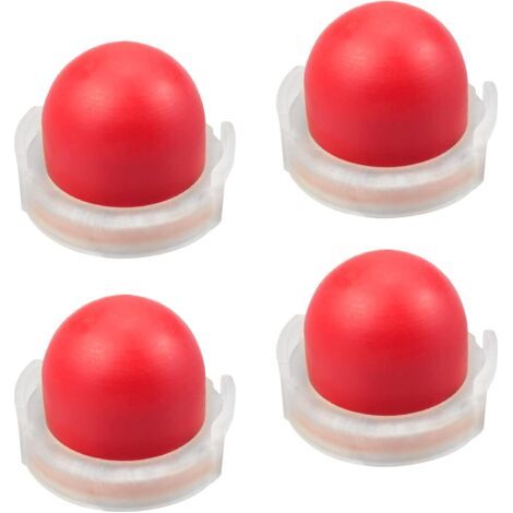 4 Stück Rote Kraftstoff-primer-birne, Pumpen-primer, Primer-birne Für Trimmer, Heckenmaschine, Benzinsäge, Lüfter-brennstoff-primer-birne