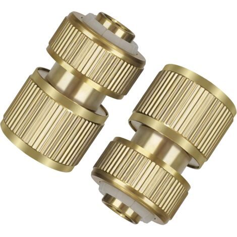 Messing-gartenschlauch-schnellverbinder, 1/2 Zoll Erweiterbarer Anschluss Für Bewässerungshahn, Waschmaschinen-adapter, Gartenarbeit
