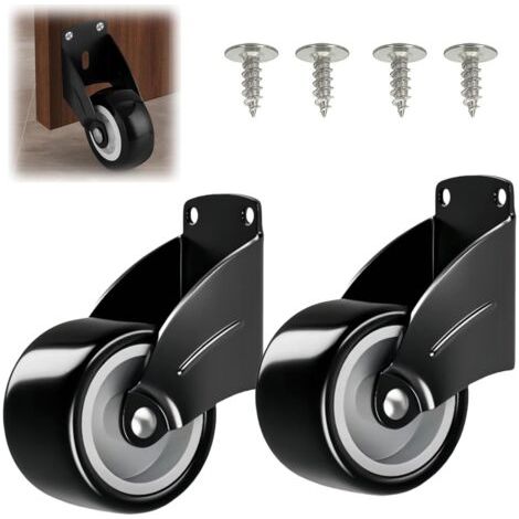 Torrollen-set, 2 Stück, Stabilisatorrad, Rutschfest, Robust, Für Schwere Tore Und Holztore