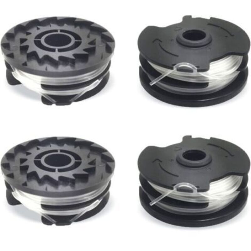 Los Mit 4 Ersatzspulen Lidl Parkside, Ersatz-nylonfaden Für Auslöser Lidl Parkside, Auslöser Prta 20-li A1, B2, C3, Prt 550 A1, A3, Prt 300 A1-2 X 10 M 1,65 Mm