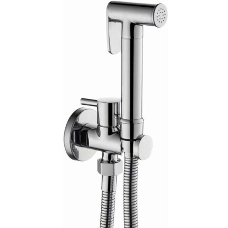 Wc-duschset, Toilettenspülset Für Bidet Mural Laiton Duschset Für Bidet, Haute Pression Bidet-spülset Für Personal (chrom)