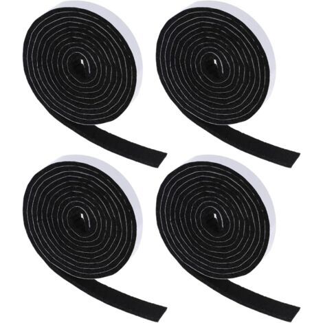 4 Rollen Selbstklebendes Filzband, 3 Mm Dick, Schneidbar, Anti-quietsch-filzpads, Für Fenster Und Türen, Stühle, Möbel