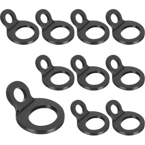 10 Stück Spanngurtringe, Spannanker, Haken, Zurrringe Aus Stahl Für Spannpunkte Für Off-road-motorräder, Werkstätten, Anhänger, Lkws, Wohnmobile, Motorräder