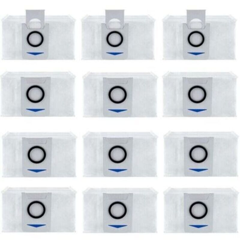 Zvd-packung Mit 12 Staubsaugerbeuteln Zubehör Für Ecovacs Deebot X1 Omni / X1 E Omni, Staubsauger Ersatzzubehör Staubbeutel