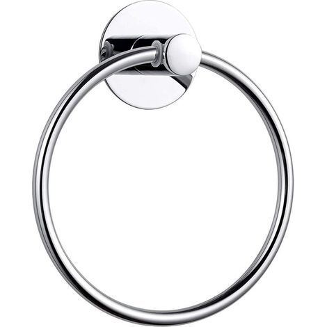 Stanzfreier Runder Chrom-handtuchring, Handtuchhalter Aus Edelstahl, Handtuchhalter, Handtuchhalter