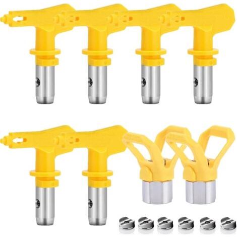 6 Stück Airless-düse, Airless-spritzdüse Für Hochdruck-farbspritzpistole (typ 209,315,415,517,523,619)