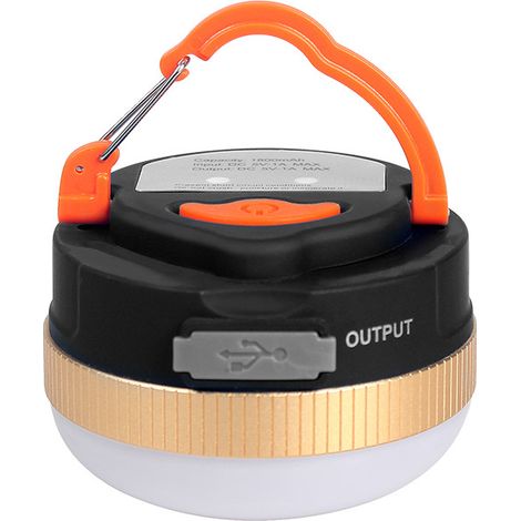 Campinglampe, Led-außenlampe, Wiederaufladbare Zeltlampe, Außenbereich Für Aktivitäten Im Freien, Dringlichkeit, Pêche, Randonnée – Lot De 2