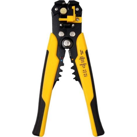 Automatische Abisolierzange, Universelles Abisolierwerkzeug Mit Präzisionseinstellung Für Awg 22–10 (0,56,0 Mm²) Kabel Zum Abisolieren, Schneider