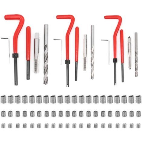 M5-m6-m8 Gewindereparatursatz – 75 Spiraleinsätze Zur Reparatur Von Metall- Und Kunststoffgewinden