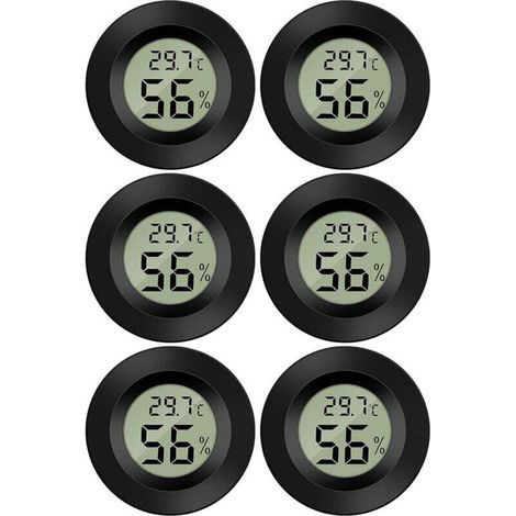 3er-pack Mini-lcd-digital-thermometer-hygrometer Für Büro, Küche, Humidor, Inkubator, Reptilien
