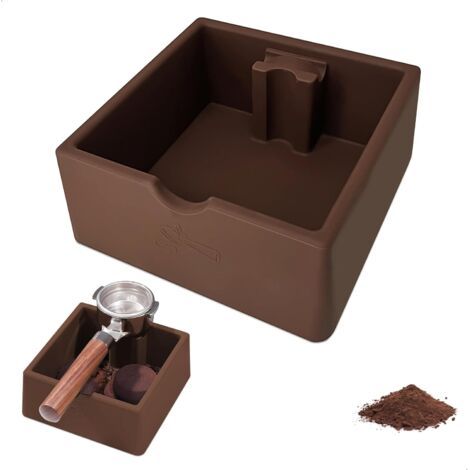 Kaffeesatz-tablett, Kaffee-ausklopfbox, Silica-kaffeesatz-box, Barista-café-set Und Barmatte Für Kaffeemaschinen, Kaffeemaschinen Und Espressomaschinen (kaffeefarbe)
