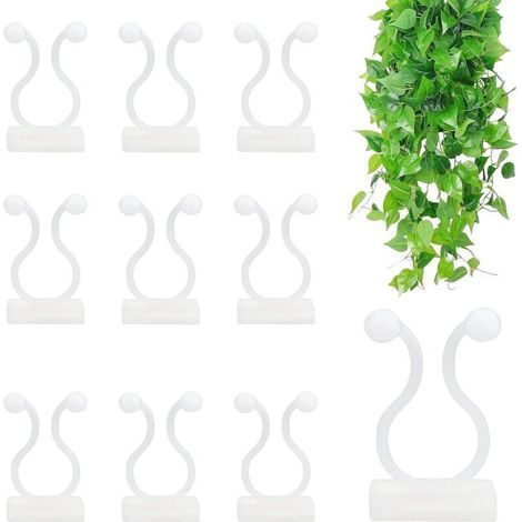 50 Stück Kletterpflanzen-clips, Selbstklebende Kletterpflanzen-wandbinder, Praktische Stützen Für Haus- Und Gartendekoration