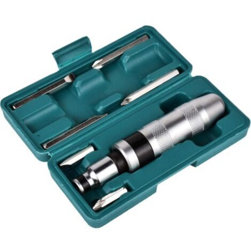7-teiliges Kit Für Percussion-tourneen, Reversible Manuelle Tourneen Mit 165-mm-aufnahme, 35-mm-, 70-mm- Und Phillips-bohrungen 35 Mm, 70 Mm