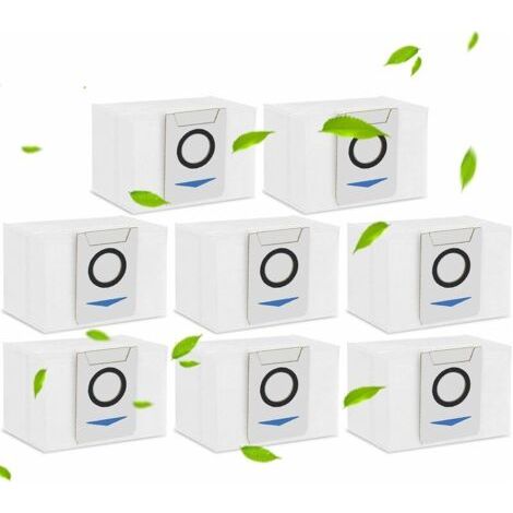 8 Stück X1 Omni-beutel Für Ecovacs Deebot X1 Omni, X1e Omni, X1 Turbo, T10 Omni, T20 Omni Vakuumstationsbeutel, 3 L Große Staubbeutel-ersatzteile