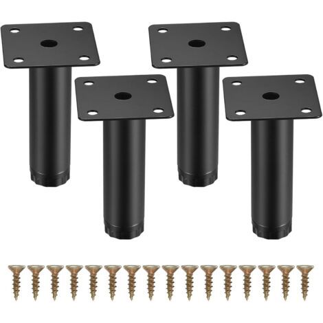 8 Cm Verstellbare Möbelbeine, Metallbefestigungsstützfüße Für Möbel, Tische, Stühle, Schreibtische, Küchen Und Schränke.