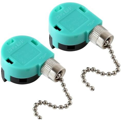 2er-pack 3-gang-deckenventilatorschalter, Deckenventilator-zugschalter, 4-draht-zugschalter, Ze-268s6 Zum Austausch
