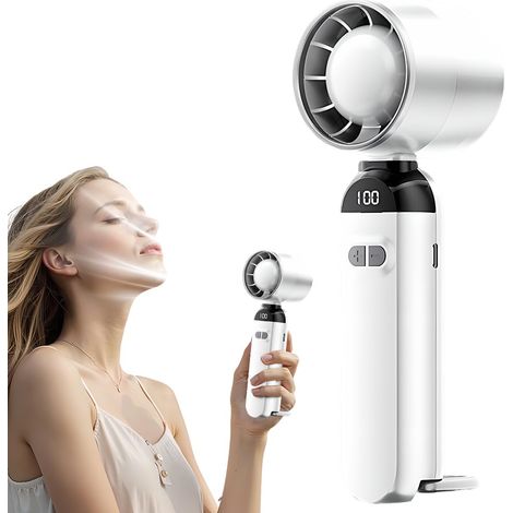 Tragbares, Wiederaufladbares Hauptventilator (einschaltbar) - Mini-personalventilator, Unisex, Ideal Für Reisen, Urlaub, Camping Und Mehr.
