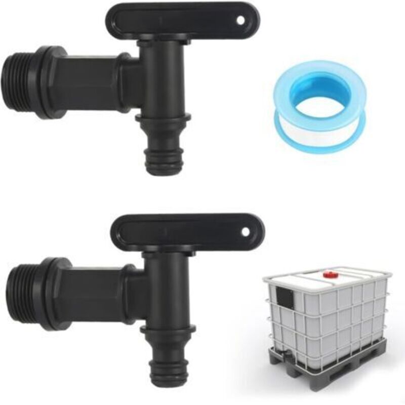Bei Zwei Spielen Handelt Es Sich Um Wasserauffangbehälter (mit Téflon), Einen 3/4" Ibc-austauschbehälter Und Einen Kunststoff-wechselbehälter Für Wasseraufbereiter.