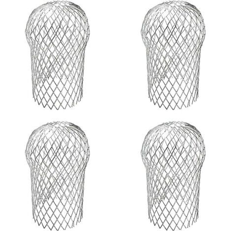 4 Stück Dachrinnenfilter, Verzinkter Dachrinnenfilter, Aluminiumlegierung