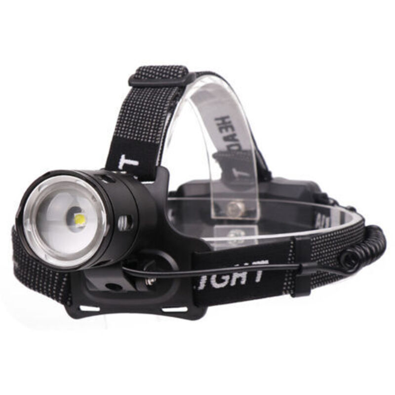 Lampe Frontal Led Wiederaufladbare Lampe Torche Frontal Étanche Zoombar 3 Modi Für Laufen, Camping, Angeln, Radfahren