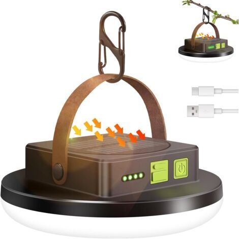 Solar-camping-licht, Led-hängezelt-licht, 4 Modi Camping-licht, Outdoor-camping-licht, Notlicht, Angellicht, Wanderlicht