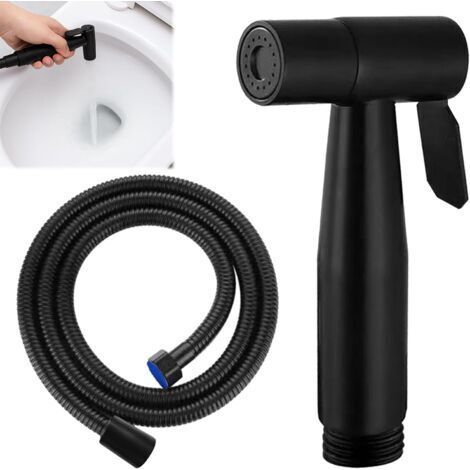 Bidet-set Aus Rostfreiem Edelstahl, Haupt-bidet Für Duschraum Mit 1,5 M Langem Spülschutz, Schnittstelle G1/2 Standard, Badezimmer-zusatz Und Schwarze Küche