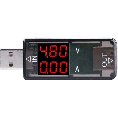 Usb-tester-multimeter, 3,2 10 V 0 3 A Usb Digitaler Strom- Und Spannungsprüfer Messgerät Voltmeter Amperemeter 0,01 Genauigkeit Multimeter Ladegerät