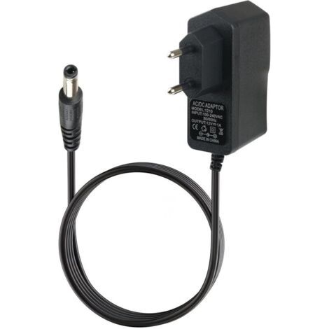Led-netzteil 12 V, 1 A, 12 W, Klinkenbuchse 5,5 X 2,5 Mm – Universal-netz 100–240 V – Ideal Für Led-streifen, Router, Lautsprecher, Tv-boxen