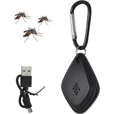Aiperq – Tragbares Ultraschall-mücken- Und Insektenschutzmittel – 10–60 M² Reichweite – Haustiersicher – Für Den Innen-/außenbereich