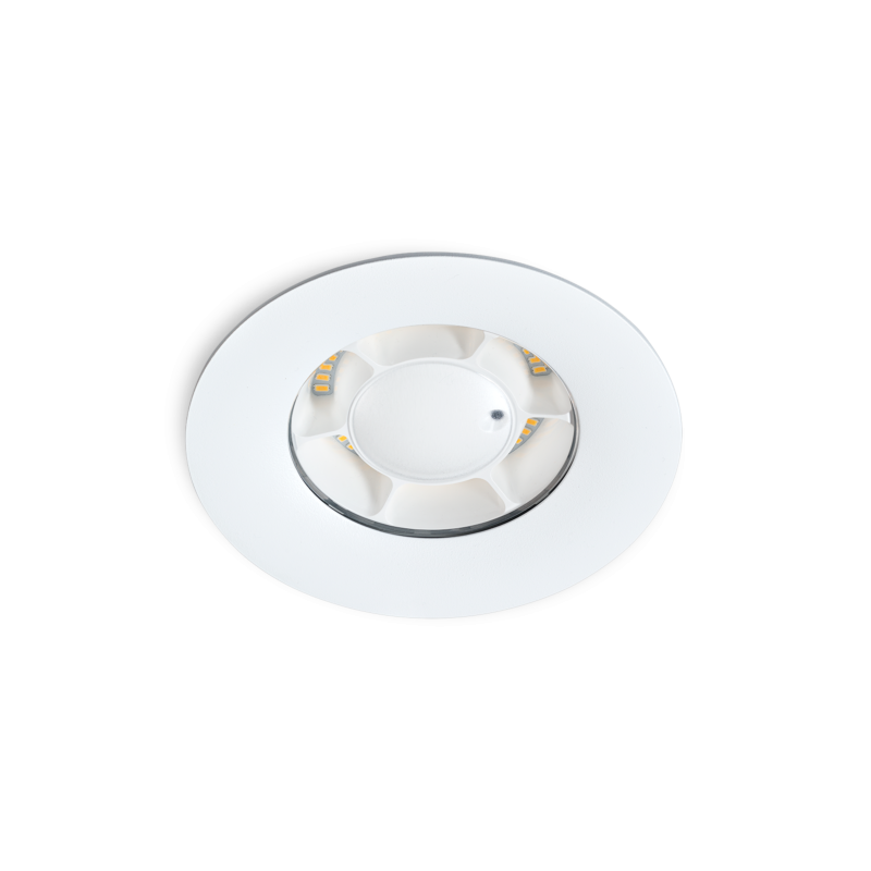 Securlite 40350400 Downlight Senspot Led Weiß, Transparenter Diffusor Aus Polycarbonat, Ø 174 Mm, Ip44, 1300