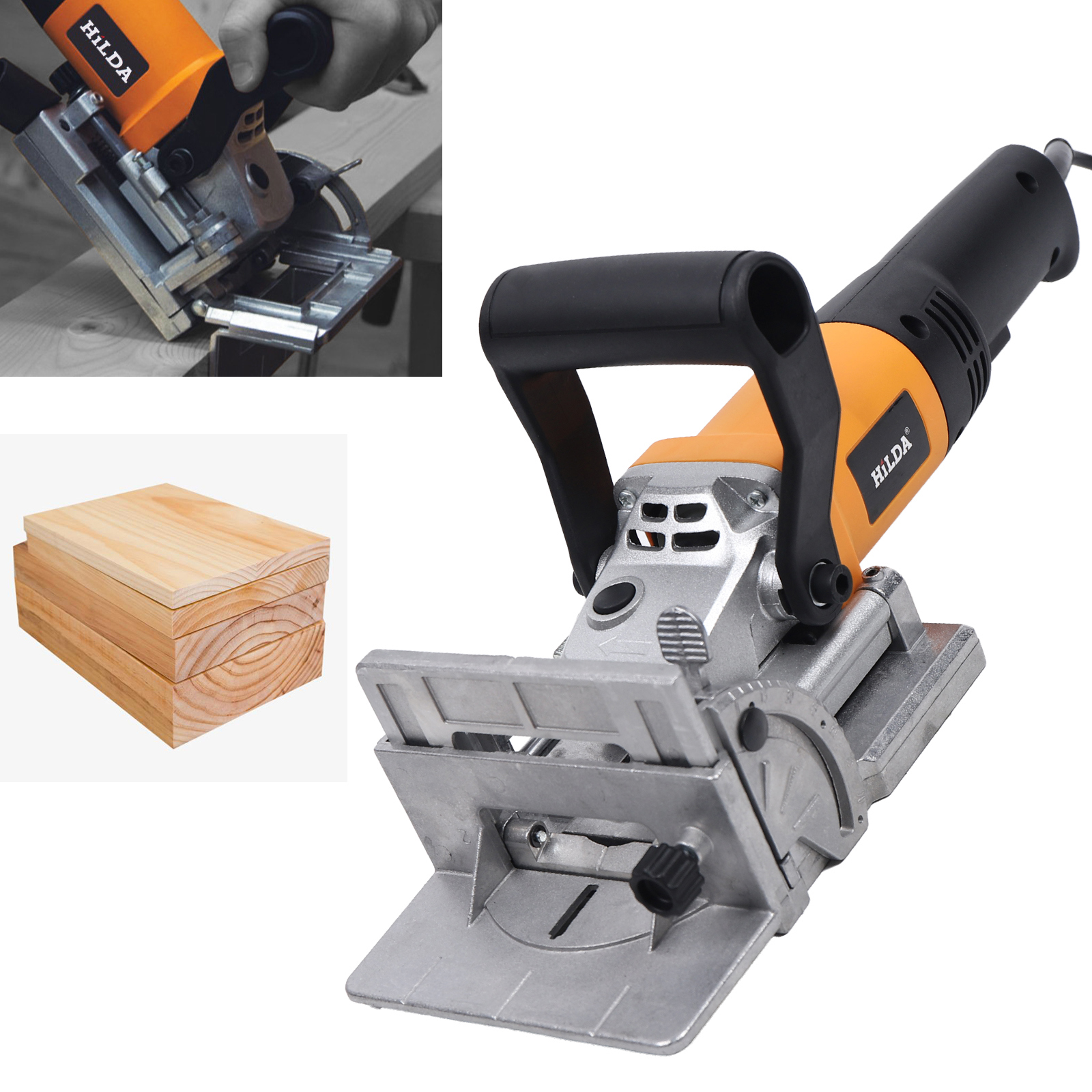 Holzbearbeitungsmaschine – Zapfenschneider – Winkelverstellung 0–90° – 760 W – 11.600 U/min – Mit Staubbeutel – Sägeblatt – Ideal Für Tischler Und Handwerker In Den