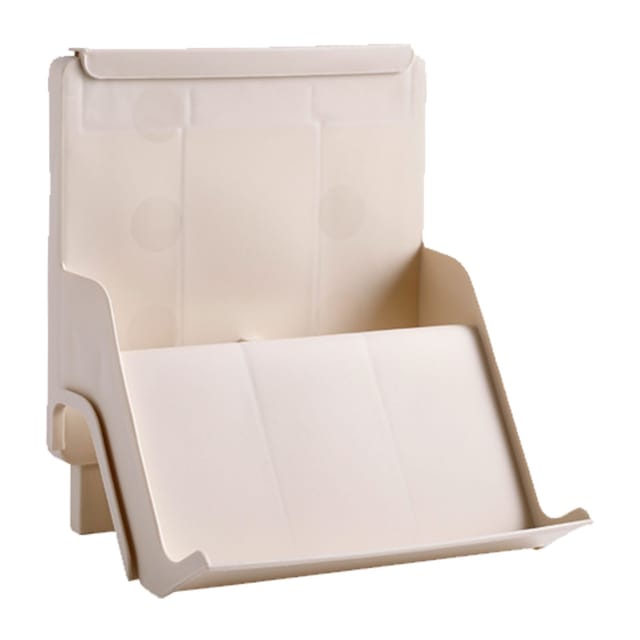 Stapelbares und modulares Schuhregal aus Kunststoff, platzsparende Aufbewahrung, mehrstufiges Regal in Aprikosenfarbe