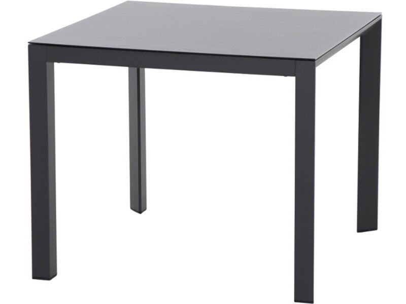 [neuwertig] B-ware Siena Garden Gartentisch Terrassentisch Quadratisch Anthrazit 90x160cm Leicht
