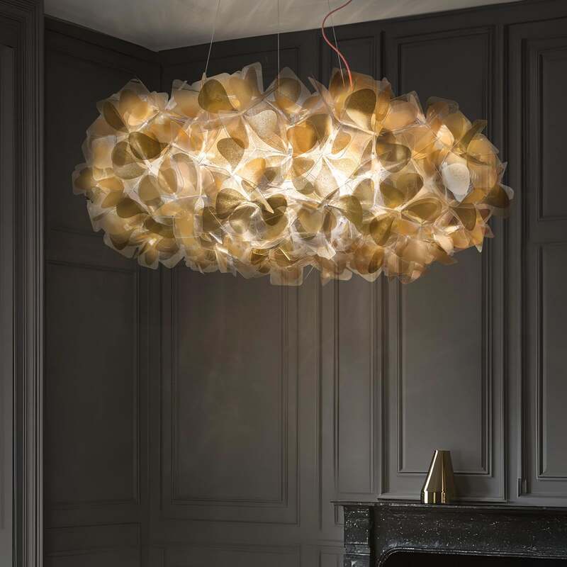 [gebraucht] B-ware Slamp Hängeleuchte Clizia Mama Non Mama Led Pendelleuchte Lampe Gold Klar Ø78cm
