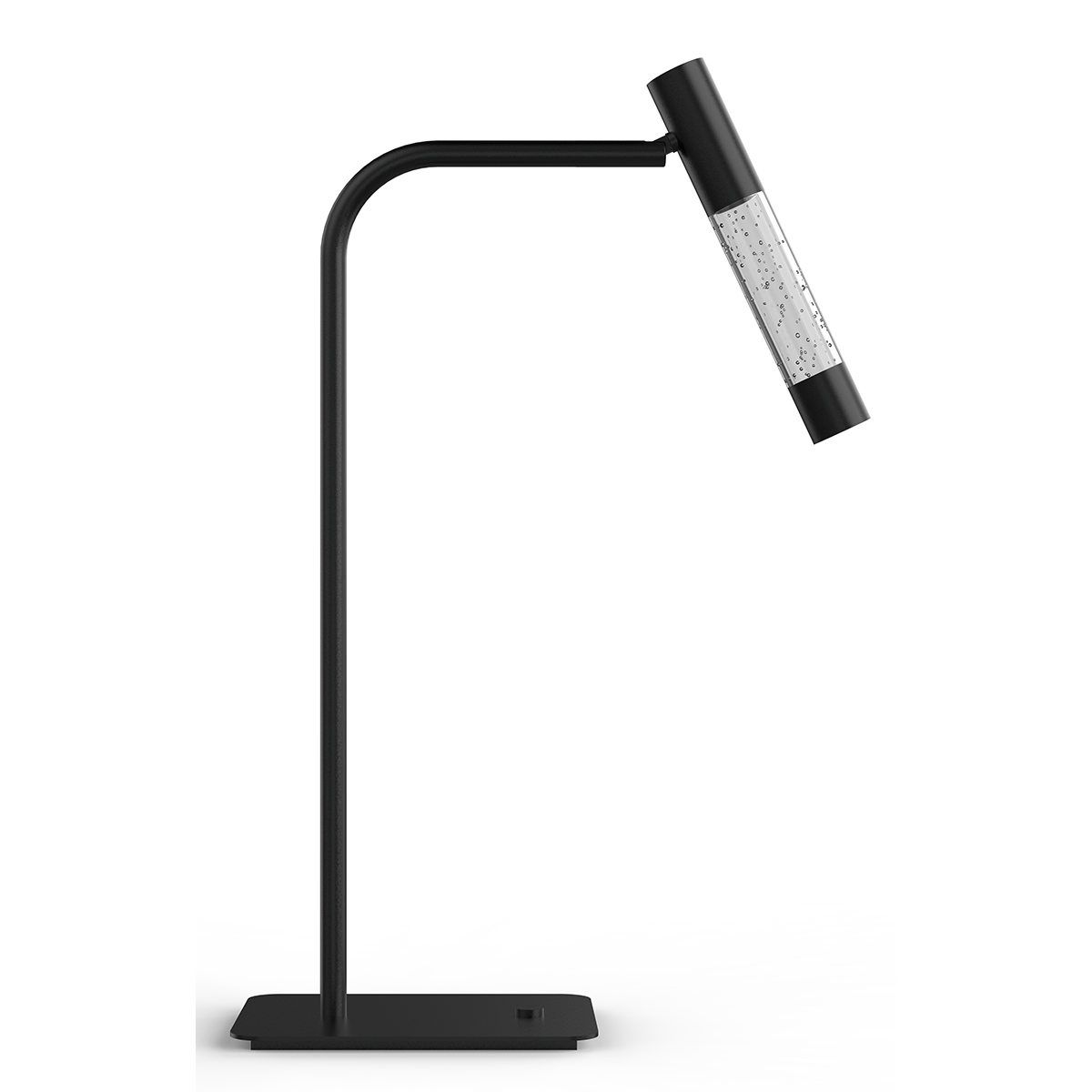 Tischlampe - Schwarz - Alisio - Glas Metall - Schreibtischlampe