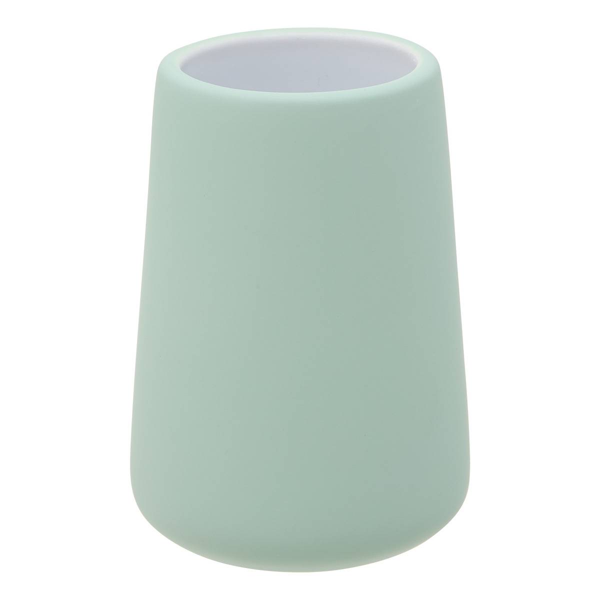 Colorama Zahnbürstenhalter, Rund, D.8xh.12cm, Seladongrün - 5five