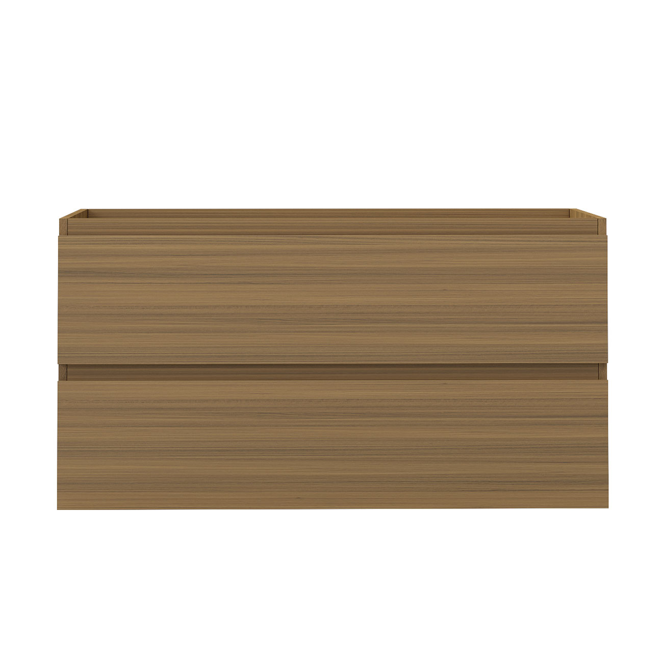 Badmöbel Unterschrank Badschrank Waschbeckenunterschrank 100cm Matt-nussbaum Typ1